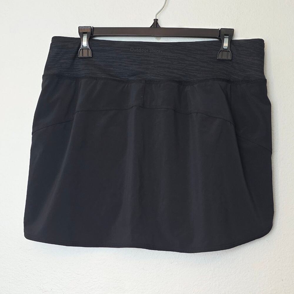 OUTDOOR VOICES Hudson Activewear Skort In Black Running Size XL - Picture 10 of 15